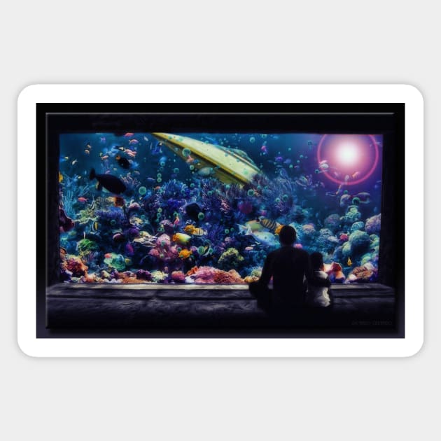 The Aquarium Sticker by rgerhard